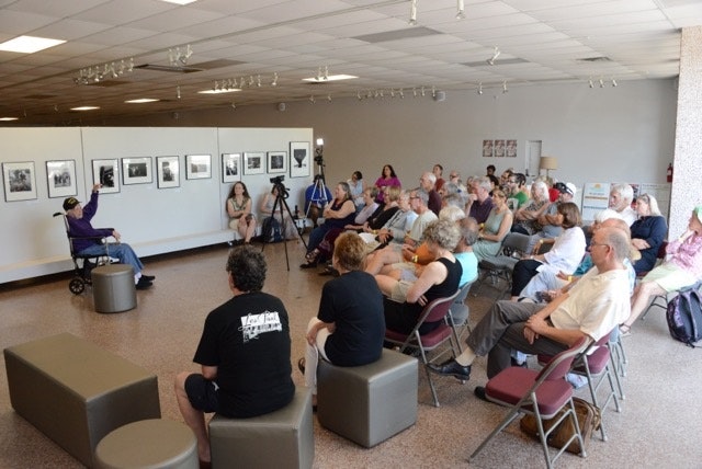 Art-Shay-crowd-at-his-talk-during-Nelson-Algren-Festival-2016-06-25