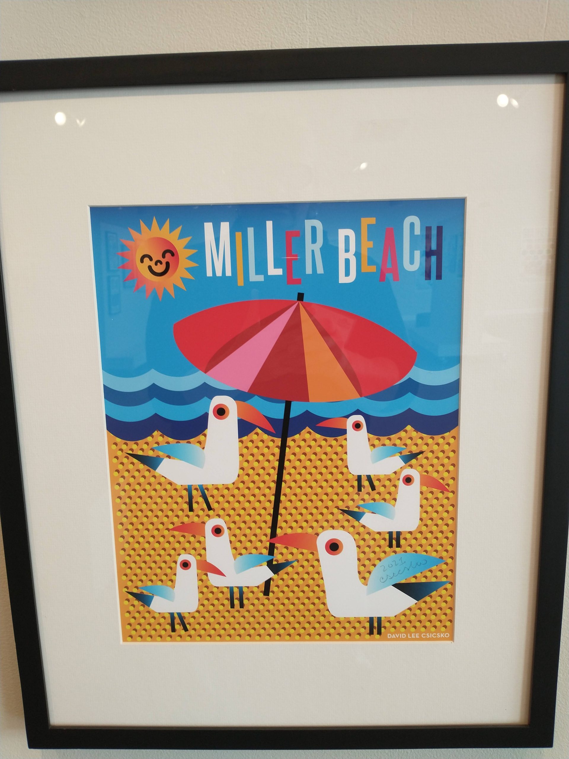 miller beach print